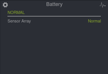 Monitor battery normal